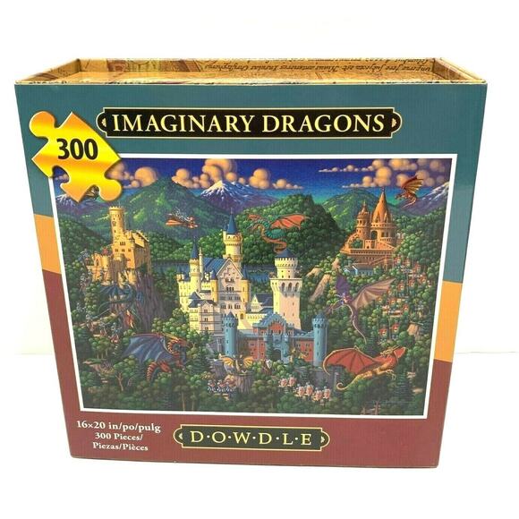 Dowdle Jigsaw Puzzle Imaginary Dragons 300 Pcs 16 x 20 in New Great for to Gift - Picture 5 of 12